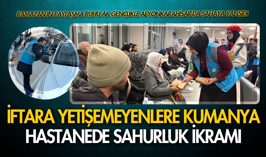 Ramazan’ın paylaşma ruhu AK Gençlikle sahaya yansıdı